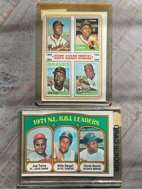 Hank Aaron Topps Baseball ⚾️ Cards